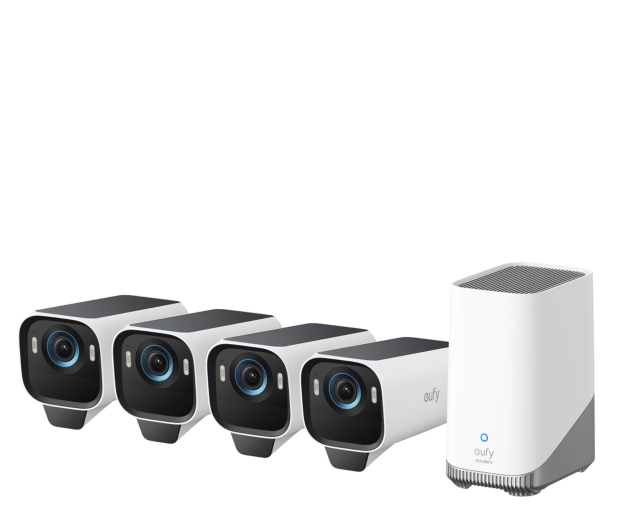 Eufy Zestaw 4 kamer eufyCam S3 Czarno-Białe - 1505201 - zdjęcie